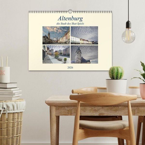 Produktbild: Altenburg, die Stadt des Skat-Spiels (Wandkalender 2026 DIN A3 quer), CALVENDO Monatskalender