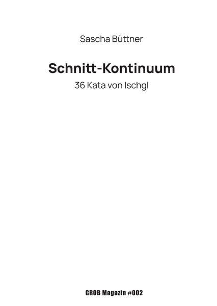 Produktbild: Schnitt-Kontinuum