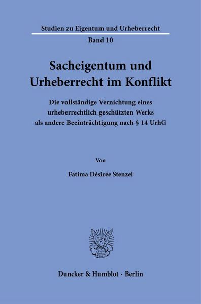 Produktbild: Sacheigentum und Urheberrecht im Konflikt