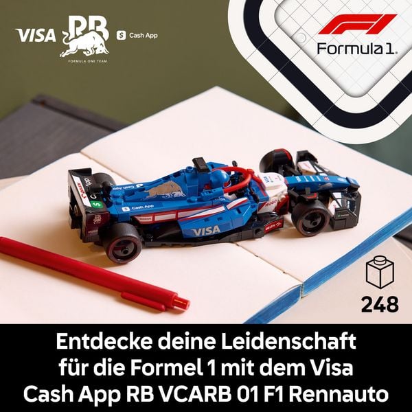 Produktbild: LEGO Speed Champions Visa Cash App RB VCARB 01 F1 Rennauto Modell 77246