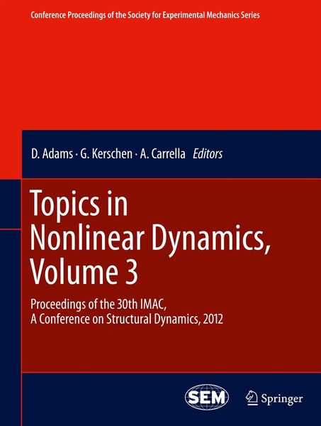 Produktbild: Topics in Nonlinear Dynamics, Volume 3