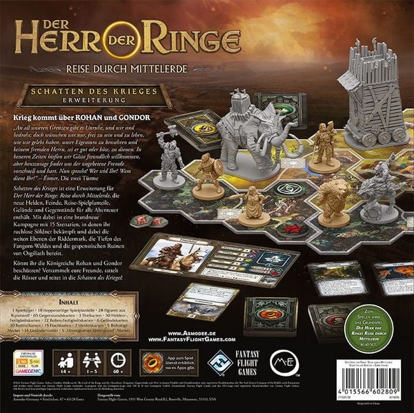 Produktbild: Herr der Ringe: Reise durch Mittelerde - Schatten des Krieges (Spiel-Zubeh&ouml;r)