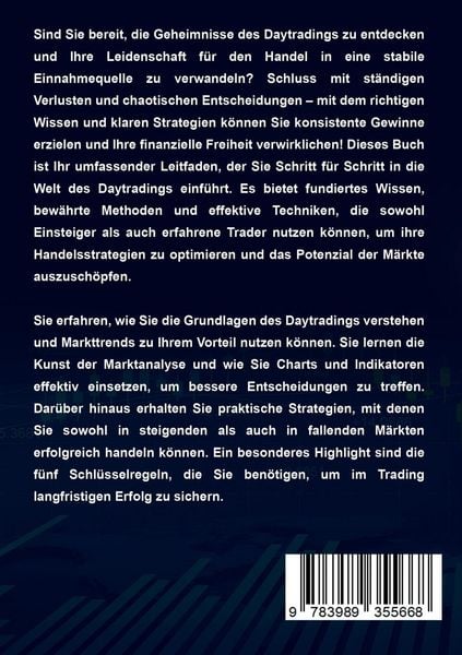 Produktbild: Daytrading f&uuml;r Einsteiger - Das gro&szlig;e Handbuch