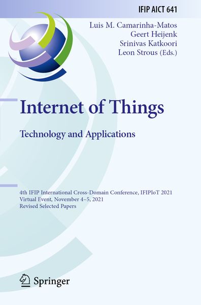 Produktbild: Internet of Things. Technology and Applications