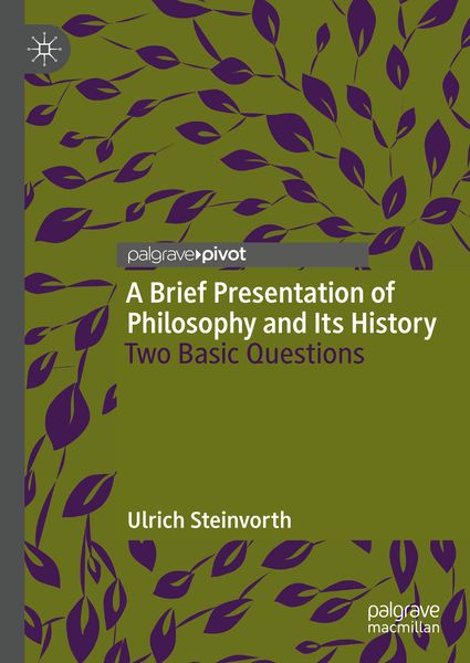 Produktbild: A Brief Presentation of Philosophy and Its History