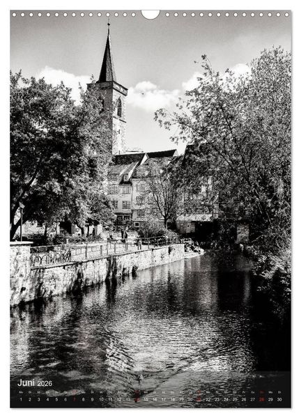Produktbild: Ein Blick auf Erfurt (Wandkalender 2026 DIN A3 hoch), CALVENDO Monatskalender