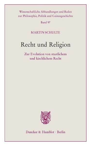 Produktbild: Recht und Religion.