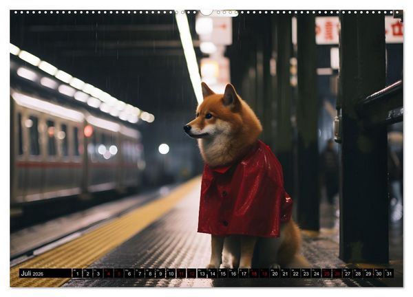 Produktbild: Shiba Inu - Stolz und Anmut (Wandkalender 2026 DIN A2 quer), CALVENDO Monatskalender