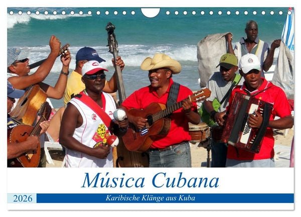 Produktbild: M&uacute;sica Cubana - Karibische Kl&auml;nge aus Kuba (Wandkalender 2026 DIN A4 quer), CALVENDO Monatskalender