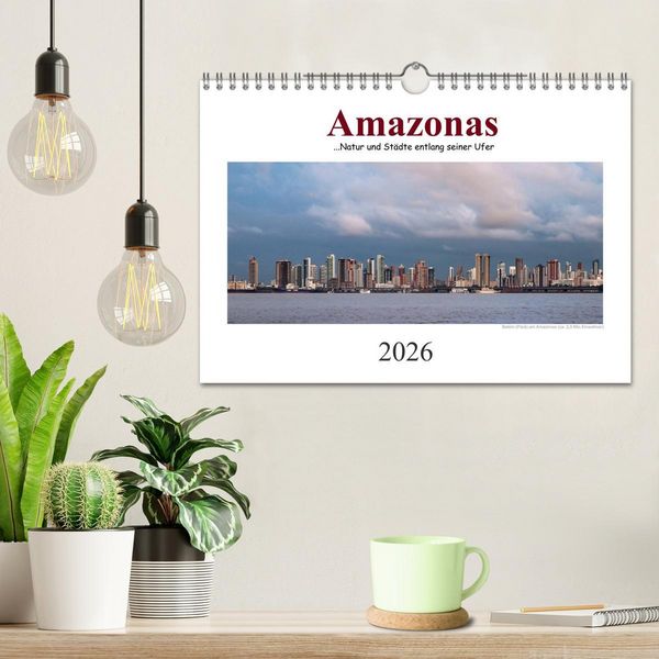 Produktbild: Amazonas, eine Reise entlang seiner Ufer (Wandkalender 2026 DIN A4 quer), CALVENDO Monatskalender