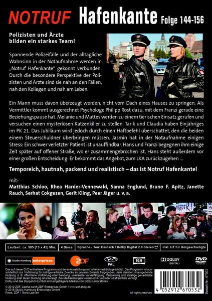 Produktbild: Notruf Hafenkante 12 - Folgen 144-156 [4 DVDs]