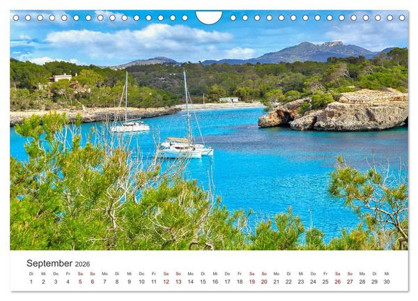 Produktbild: Mallorca Traumhafte Insel (Wandkalender 2026 DIN A4 quer), CALVENDO Monatskalender