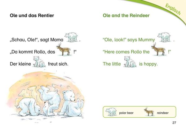 Produktbild: Bildermaus - Mit Bildern Englisch lernen - Geschichten vom kleinen Eisbären - Little Polar Bear Stories