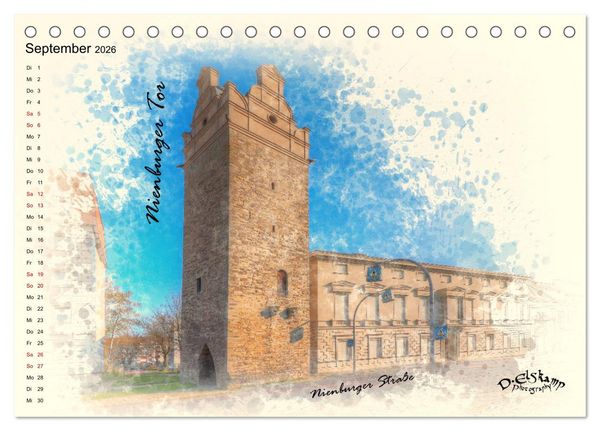 Produktbild: Bernburg meine Stadt (Tischkalender 2026 DIN A5 quer), CALVENDO Monatskalender