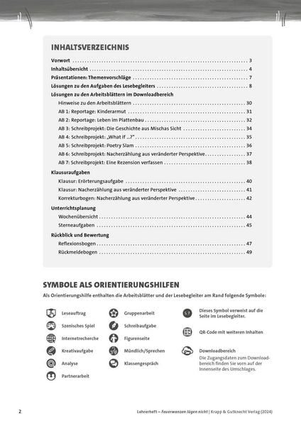 Produktbild: Feuerwanzen l&uuml;gen nicht &ndash; Stefanie H&ouml;fler &ndash; Lehrerheft