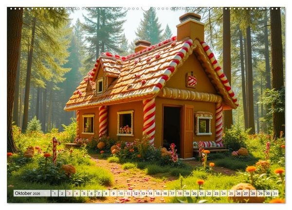 Produktbild: Fabelhafte Orte &ndash; Landschaften aus M&auml;rchen und Sagen (Wandkalender 2026 DIN A2 quer), CALVENDO Monatskalender