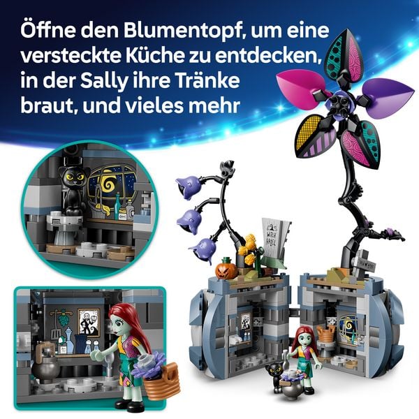 Produktbild: LEGO ǀ Disney 43288 Sallys Blumentopf, DIY Kunstblumen Deko Bastelset