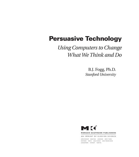 Produktbild: Persuasive Technology