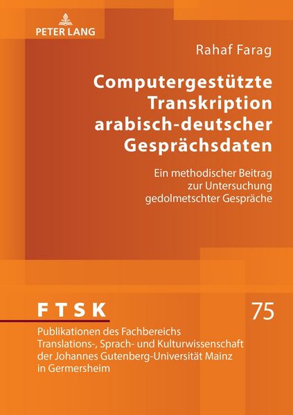 Produktbild: Computergest&uuml;tzte Transkription arabisch-deutscher Gespr&auml;chsdaten