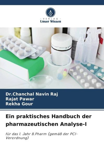 Ein praktisches Handbuch der pharmazeutischen Analyse-I