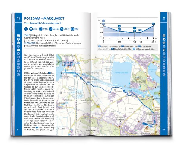 Produktbild: KOMPASS Wanderf&uuml;hrer Berlin-Brandenburg, 75 Touren