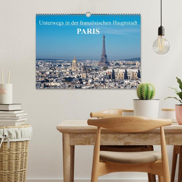 Produktbild: Unterwegs in der franz&ouml;sischen Hauptstadt Paris (Wandkalender 2026 DIN A3 quer), CALVENDO Monatskalender