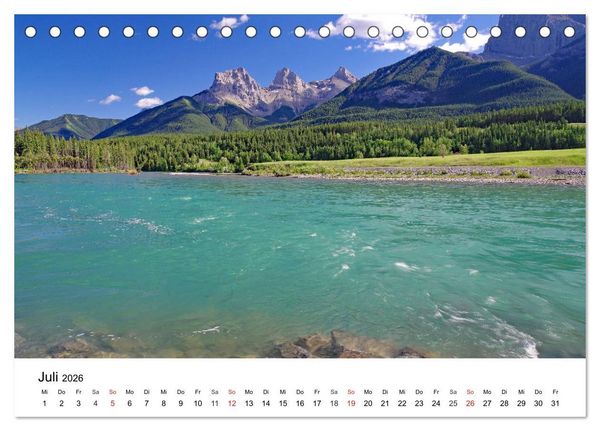 Produktbild: Trans-Canada: Von Vancouver nach Halifax (Tischkalender 2026 DIN A5 quer), CALVENDO Monatskalender