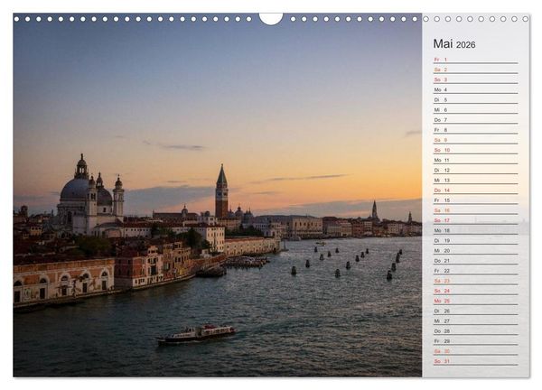 Produktbild: Wundervolles Venedig (Wandkalender 2026 DIN A3 quer), CALVENDO Monatskalender