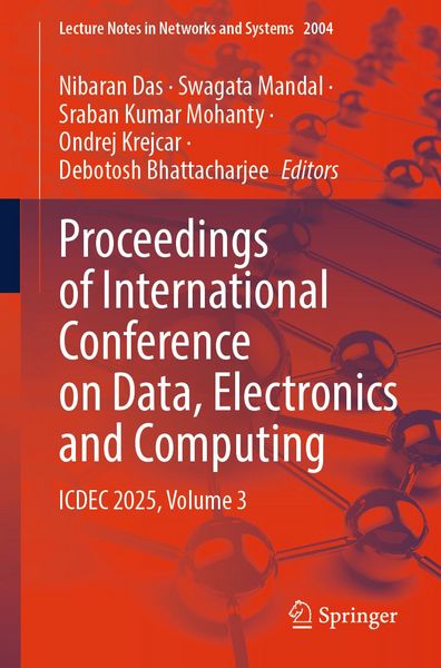 Produktbild: Proceedings of International Conference on Data, Electronics and Computing