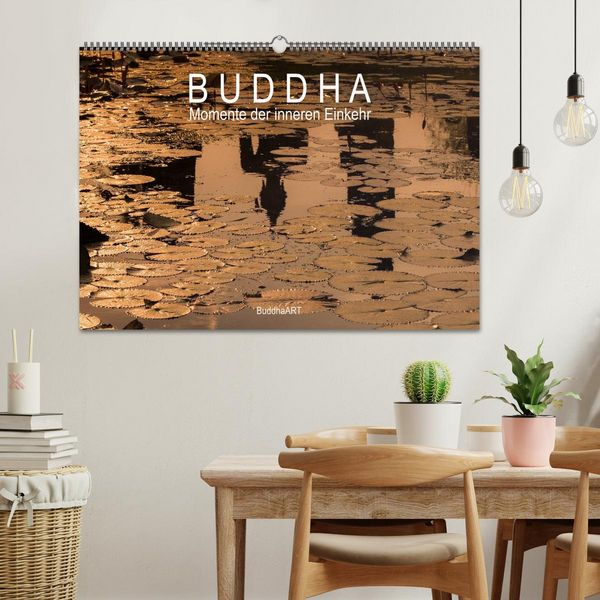 Produktbild: Buddha - Momente der inneren Einkehr (Wandkalender 2026 DIN A2 quer), CALVENDO Monatskalender