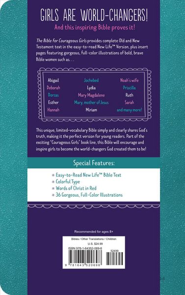 Produktbild: The Bible for Courageous Girls: New Life Version