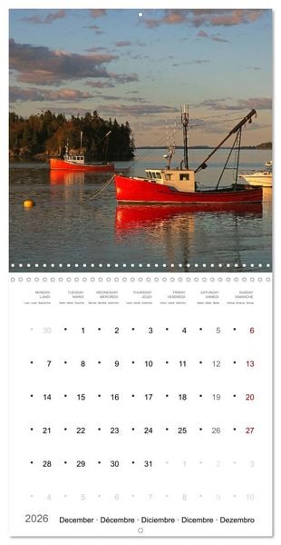 Produktbild: New England - from Rhode Island to Maine (Wall Calendar 2026 12 &times; 12 Inch) CALVENDO 12 Month Wall Calendar