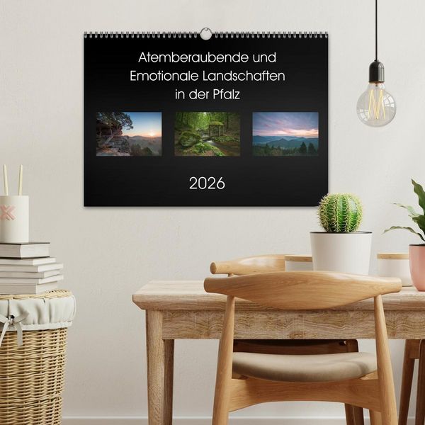 Produktbild: Atemberaubende und Emotionale Landschaften in der Pfalz (Wandkalender 2026 DIN A3 quer), CALVENDO Monatskalender