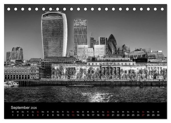 Produktbild: Unterwegs in London (Tischkalender 2026 DIN A5 quer), CALVENDO Monatskalender
