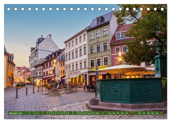 Produktbild: Klassikerstadt Weimar - Reise durch das sch&ouml;ne Th&uuml;ringen (Tischkalender 2026 DIN A5 quer), CALVENDO Monatskalender
