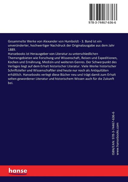 Produktbild: Gesammelte Werke von Alexander von Humboldt