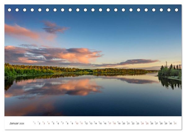 Produktbild: Nordland &ndash; Die Weite Skandinaviens (Tischkalender 2026 DIN A5 quer), CALVENDO Monatskalender
