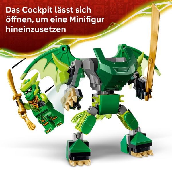 Produktbild: LEGO NINJAGO 71862 Lloyds Drachen-Mech Battle Set, Spielset mit Actionfigur und 3 Minifiguren