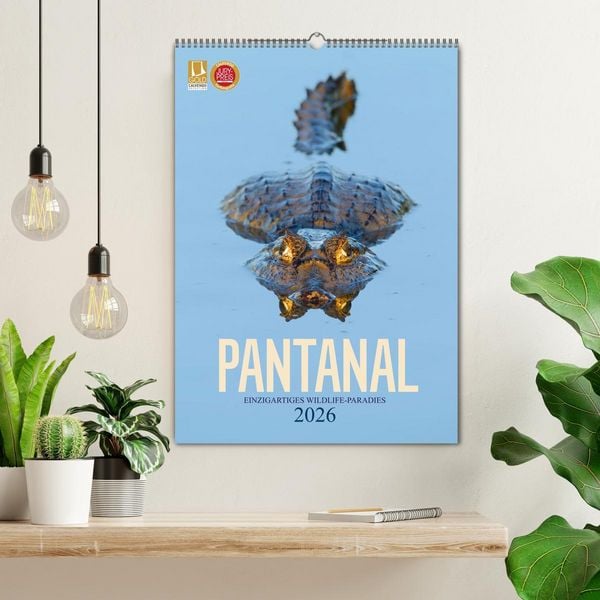 Produktbild: Pantanal &ndash; Einzigartiges Wildlife-Paradies (Wandkalender 2026 DIN A2 hoch), CALVENDO Monatskalender