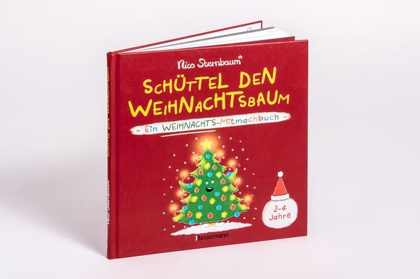 Produktbild: Schüttel den Weihnachtsbaum. Ein Weihnachts-Mitmachbuch zum Schütteln, Schaukeln, Pusten, Klopfen und sehen, was dann passiert. Von 2 bis 4 Jahren