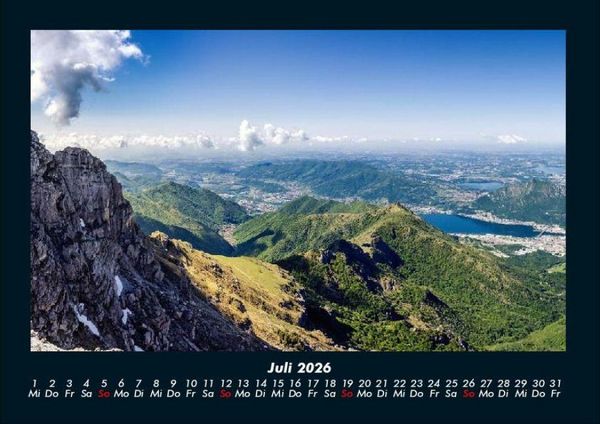 Produktbild: Landschaftskalender 2026 Fotokalender DIN A4
