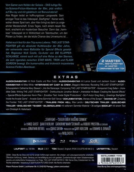 Produktbild: The Last Starfighter - Sieger &uuml;ber tausend Sonnen - Mediabook (2 Blu-rays)