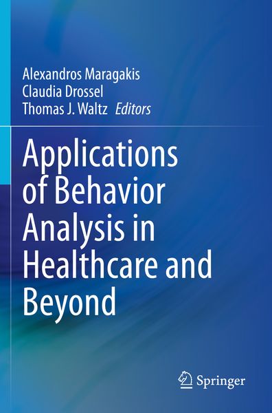 Produktbild: Applications of Behavior Analysis in Healthcare and Beyond