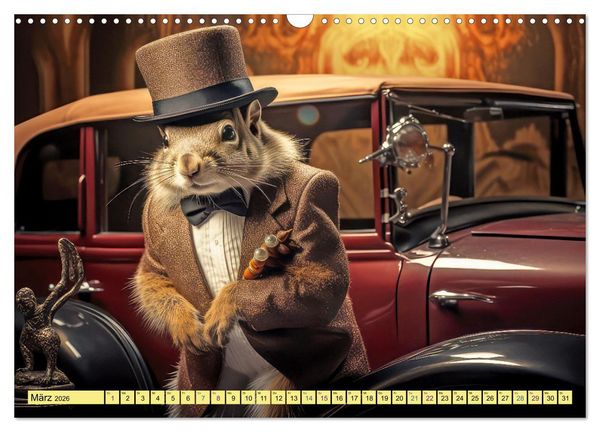 Produktbild: Eichh&ouml;rnchen im Erlebnishunger (Wandkalender 2026 DIN A3 quer), CALVENDO Monatskalender