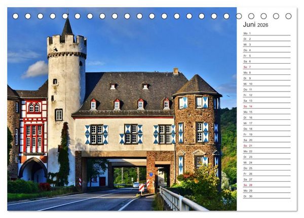 Produktbild: Bildsch&ouml;n - Die Mosel (Tischkalender 2026 DIN A5 quer), CALVENDO Monatskalender