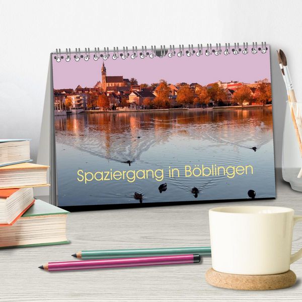 Produktbild: Spaziergang in B&ouml;blingen (Tischkalender 2026 DIN A5 quer), CALVENDO Monatskalender