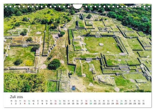 Produktbild: Mexico von oben (Wandkalender 2026 DIN A4 quer), CALVENDO Monatskalender