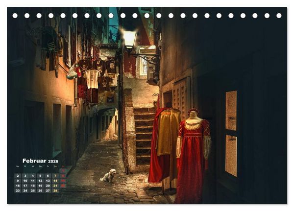 Produktbild: M&auml;rchen Stadt Piran (Tischkalender 2026 DIN A5 quer), CALVENDO Monatskalender