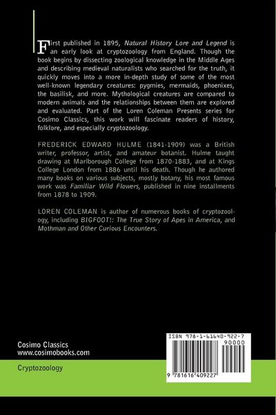 Produktbild: Natural History Lore and Legend