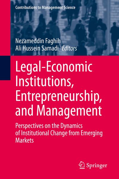 Produktbild: Legal-Economic Institutions, Entrepreneurship, and Management